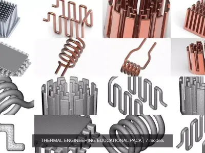 THERMAL ENGINEERING EDUCATIONAL PACK 3D Model Collection