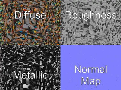 Gothic Stained Glass Window Medieval Symbolism model pack Low-poly 3D model