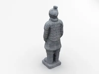 Terracotta Warrior Statue 3D model