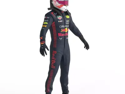 F1 Red Bull Suit 2023 3D model
