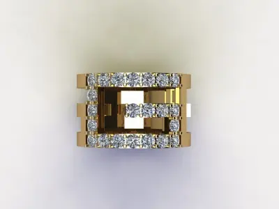 Women ring popular in Asia R60 3D model