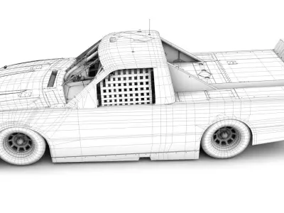 Chevrolet Silverado CWS NASCAR TRUCK 2020-2023 Low-poly 3D model