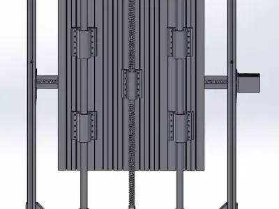 High-Precision CNC Milling Industrial Machine  3D model