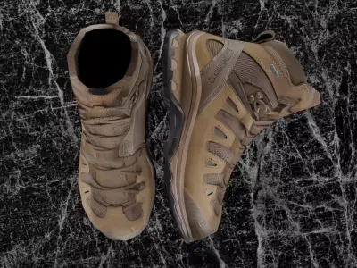 SALOMON QUEST 4D GTX 3D SHOES Low-poly 3D model