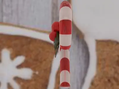 Christmas Candies Low-poly 3D model