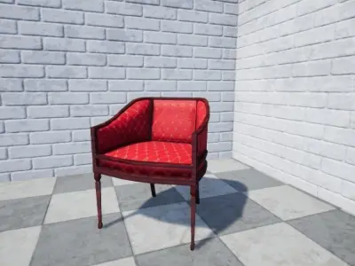 luxury furniture pack Free low-poly 3D model