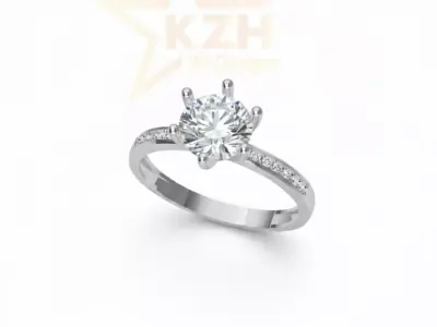 Eternal Shine Ring 3D print model