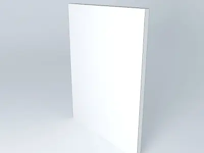 The framework winter with trees and snow Free 3D model