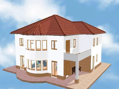 House 21 3D print model