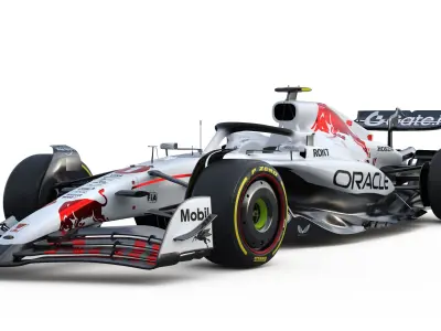 F1 Redbull RB21 livery GP Japon season 2025 3D model
