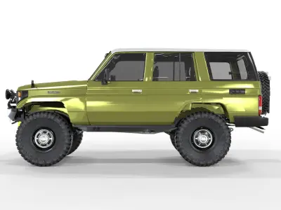 Generic Land Cruiser FZJ76 AUS 2002  3D model