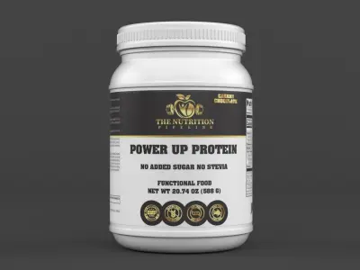 Protein Powder 3D model 150