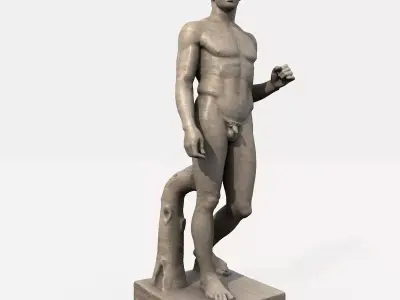 Doryphoro Classical Greek Sculpture 3D model