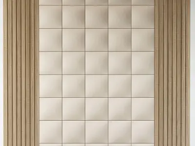 wall panel decoration  10 pieces 3D Model Collection