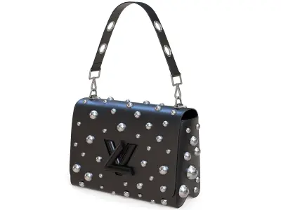 Louis Vuitton Bag Twist Balls Yayoi Kusama  Low-poly 3D model