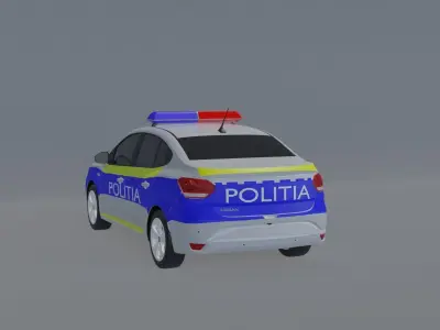 Dacia Logan 2021 PolicCar 3D model