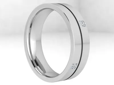 Princess Diamond Band 4403 3D print model