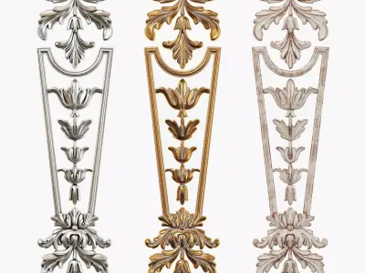 Classic carved 240 3D model