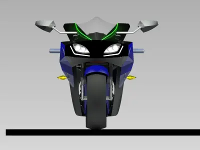 Super Spots Motor bike 3D model