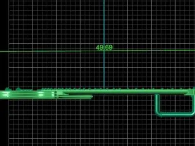 electric guitar  pendant keychain decoration 3D print model