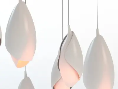 Chrysalis Pendant Light 3D model