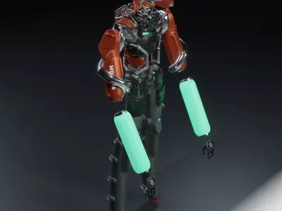 Organic Mech Free 3D model