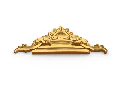 Classic decor ornament carved 22 3D model