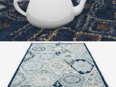 Rugs No 103 Low-poly 3D model