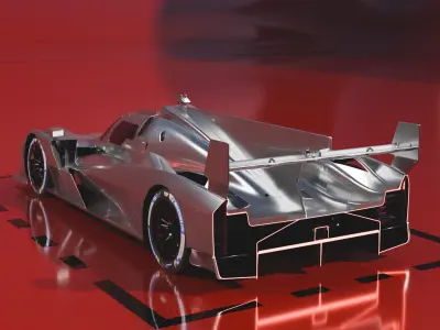 2023 Cadillac V Series R Low-poly 3D model