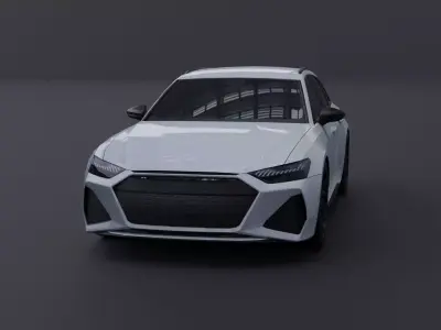 Traffic Estate 1 Low-poly 3D model