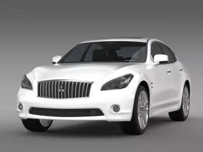 Mitsubishi Proudia Hybrid BY51  3D model