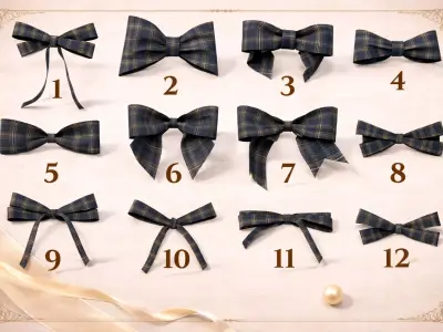Bows Mini - Pack 01 Low-poly 3D model