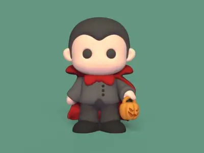 Vampire Toy 3D print model