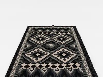 Rugs No 14 Low-poly 3D model