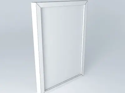 Transport framed picture of boat in water Free 3D model