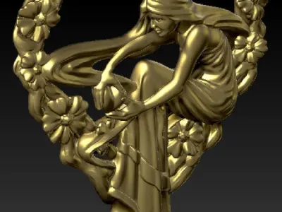 Love Pendant 3D print model purchase
