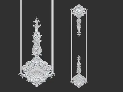 Ornaments classical decoration VOL 6-30 DESIGN 3D model