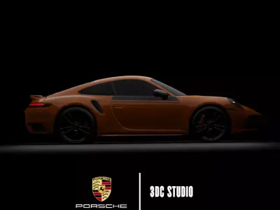 Porsche 911 turbo s 2018  3D model
