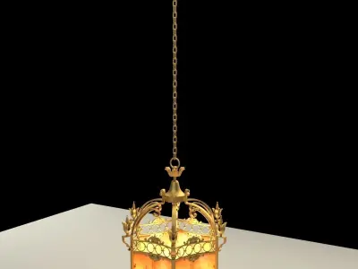 Chinese lantern 3D model 18