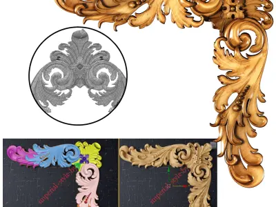 Decorative Ornamental 06 3D model