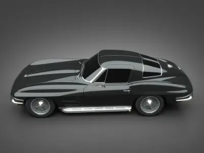 1963 Chevrolet Corvette 3D model