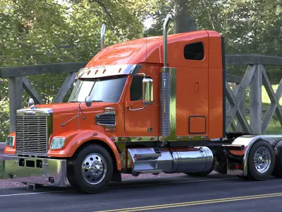 2020 Freightliner 122SD Truck 3D model