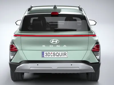 Hyundai Kona 2024 3D model