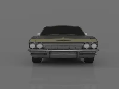 Chevrolet Impala 1965 Ready to Print STL Files 3D print model