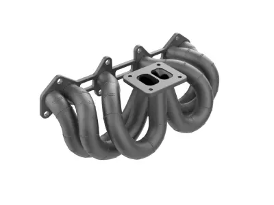 1JZ VVTi Equal Length T4 Turbo Manifold Mockup 3D print model