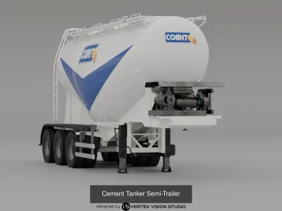 Renault Trucks R Serie pack and Cement Tanker Trailer