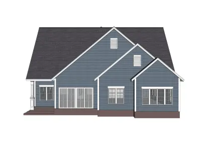 Craftsman House-41 3D model