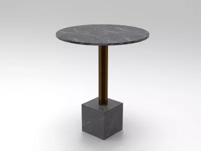 Facy Side Table Low-poly 3D model