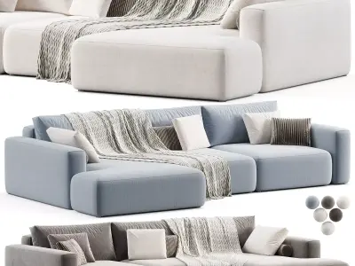 Rosseto chaise longue Sofa  3D model