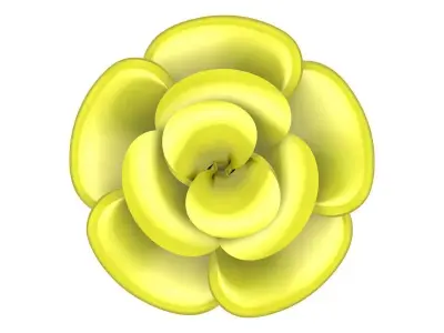 Luxury Flower Ring 3D Model for Jewelry Casting 4431 3D print model